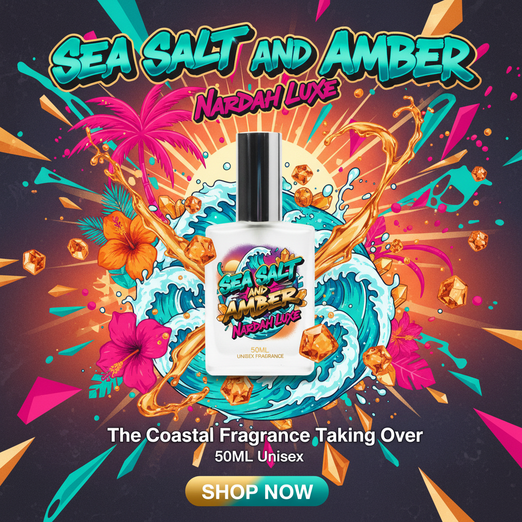 Sea Salt and Amber Square Ad